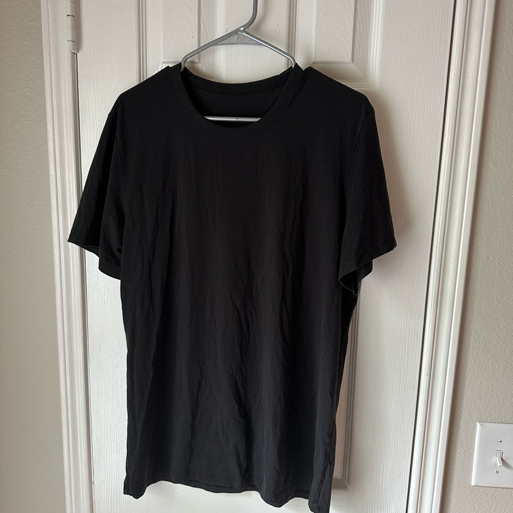 Lululemon The Fundamental T Shirt Black Short Sleeve Men's Large